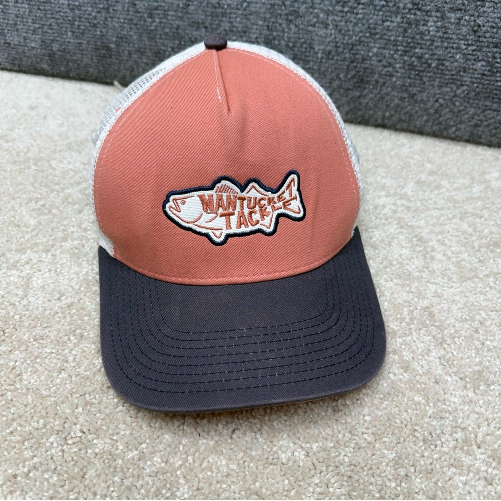 Nantucket Tackle Trucker Hat cap snapback fishing boating‎ men's adjustable